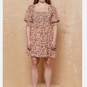 Rixo floral mini dress